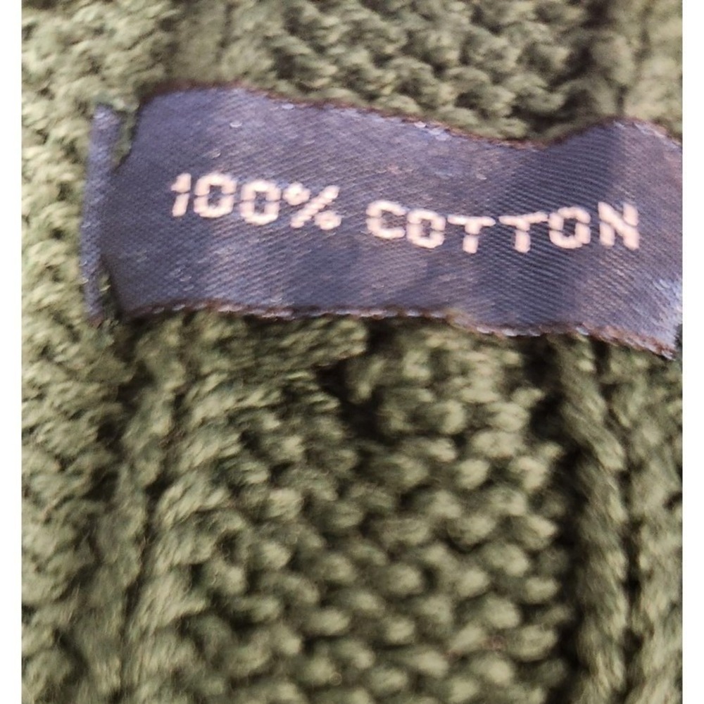 Vintage 80s 90s Polo Ralph Lauren Mens Cable Knit V-Neck Sweater Vest Large - Picture 3 of 8